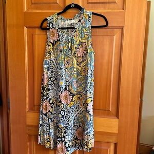 LOFT dress with flutter hem size medium